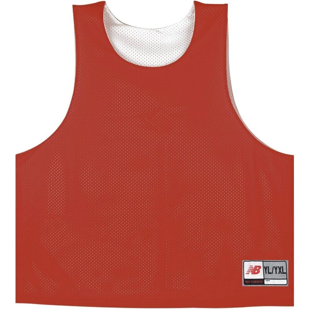 New Balance Boys YL/YXL Reversible Jersey Red White NWOT